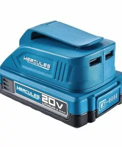 HERCULES 20V Lithium-Ion USB Power Source Battery Adapter – Tool Only