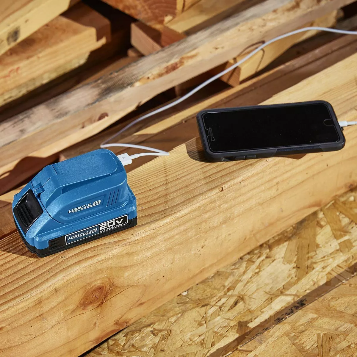 HERCULES 20V Lithium-Ion USB Power Source Battery Adapter – Tool Only 11 HERCULES 20V Lithium-Ion USB Power Source Battery Adapter – Tool Only - Image 9