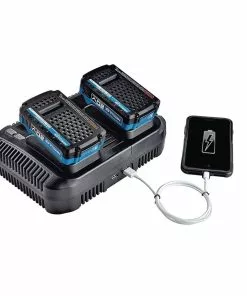HERCULES 20V/12V Lithium-Ion Multi-Voltage Dual Port Fast Charger with Dual USB