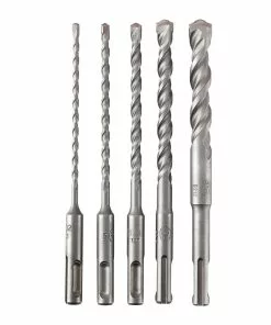 HERCULES SDS-PLUS Type Rotary Hammer Bits Set, 5 Piece