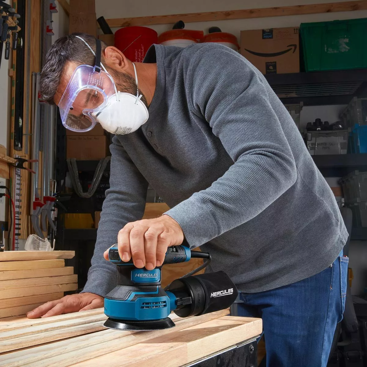 HERCULES 3 Amp 5 in. Random Orbital Palm Sander with Soft Start 11 HERCULES 3 Amp 5 in. Random Orbital Palm Sander with Soft Start - Image 9