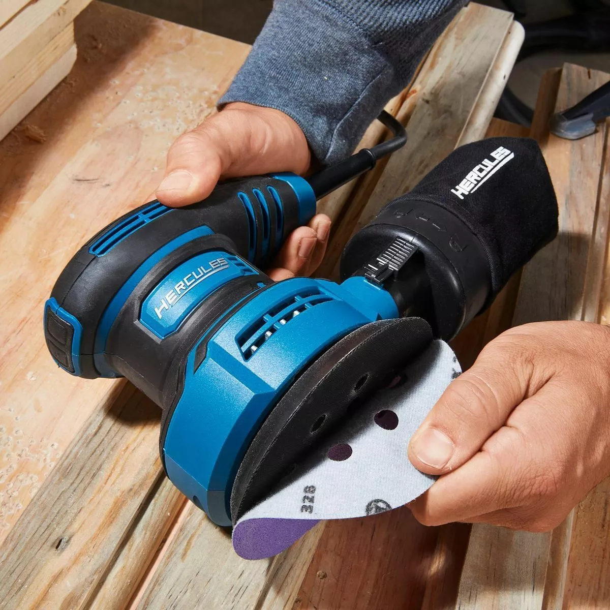 HERCULES 3 Amp 5 in. Random Orbital Palm Sander with Soft Start 12 HERCULES 3 Amp 5 in. Random Orbital Palm Sander with Soft Start - Image 10
