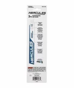 HERCULES 9 in. 14 TPI Bi-Metal Reciprocating Saw Blades, 3 Pk. -Cheap Hercules Store 56483 W5