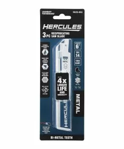 HERCULES 6 in. 14 TPI Bi-Metal Reciprocating Saw Blades, 3 Pk. 11 HERCULES 6 in. 14 TPI Bi-Metal Reciprocating Saw Blades, 3 Pk. -Cheap Hercules Store 56484 W4