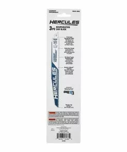 HERCULES 9 in. 5 TPI Demo Duty Bi-Metal Reciprocating Saw Blades, 3 Pk. -Cheap Hercules Store 56485 W5