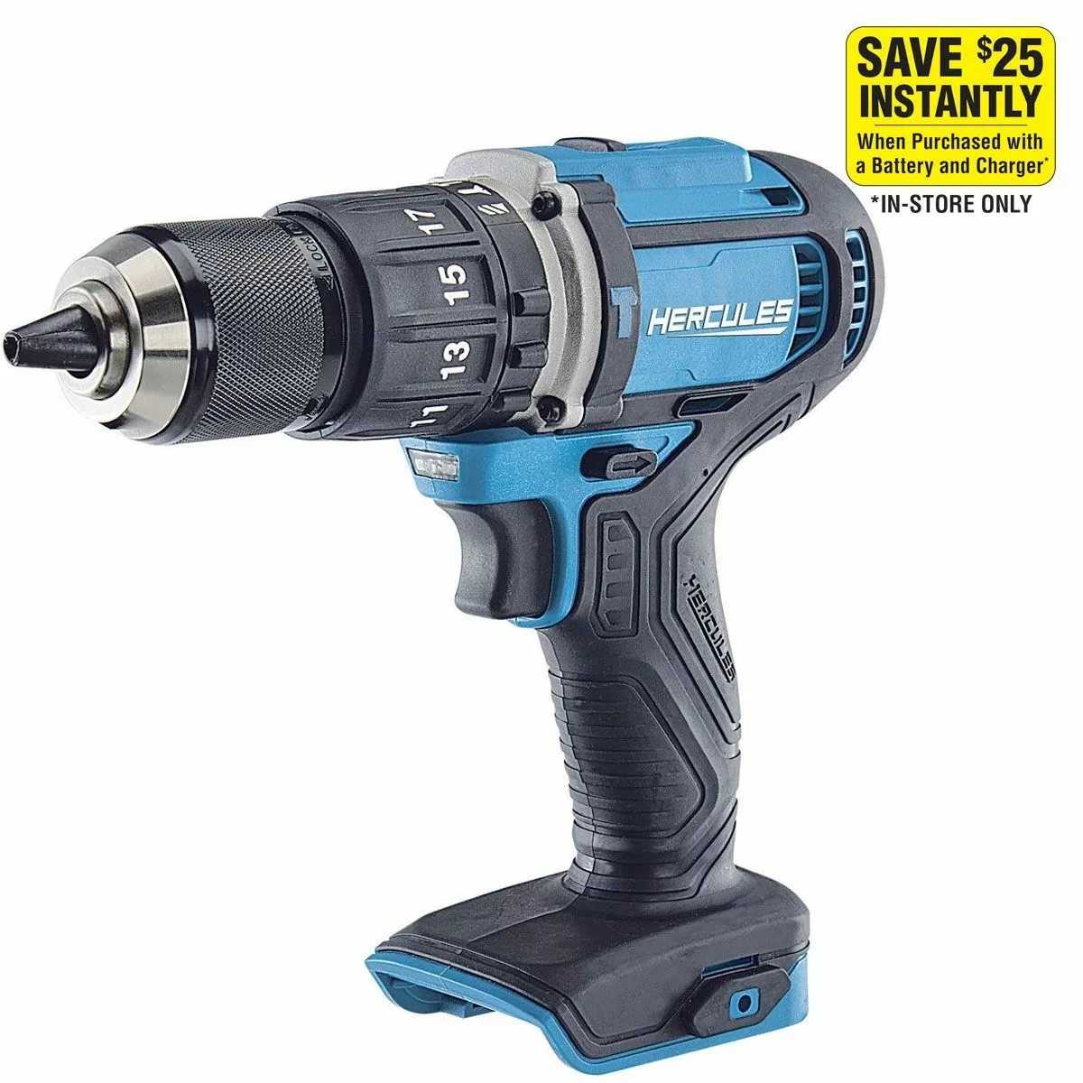 HERCULES 20V Cordless 1/2 in. Compact Variable Speed Hammer Drill/Driver - Tool Only 2 HERCULES 20V Cordless 1/2 in. Compact Variable Speed Hammer Drill/Driver - Tool Only