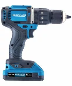 HERCULES 20V Cordless 1/2 in. Compact Variable Speed Hammer Drill/Driver - Tool Only 20 HERCULES 20V Cordless 1/2 in. Compact Variable Speed Hammer Drill/Driver - Tool Only -Cheap Hercules Store 56533 W5