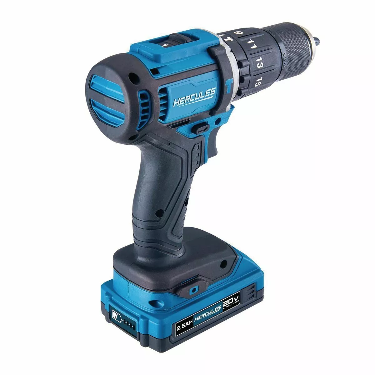 HERCULES 20V Cordless 1/2 in. Compact Variable Speed Hammer Drill/Driver - Tool Only 10 HERCULES 20V Cordless 1/2 in. Compact Variable Speed Hammer Drill/Driver - Tool Only - Image 9