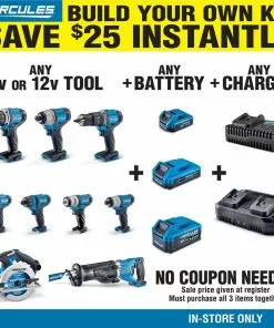 HERCULES 20V Lithium-Ion 2.5 Ah Compact Battery 16 HERCULES 20V Lithium-Ion 2.5 Ah Compact Battery -Cheap Hercules Store 56562 W2KIT