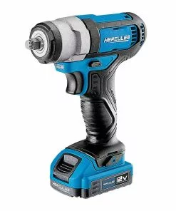 HERCULES 12V Cordless 3/8 in. Compact Impact Wrench, Blue - Tool Only -Cheap Hercules Store 56565 W4