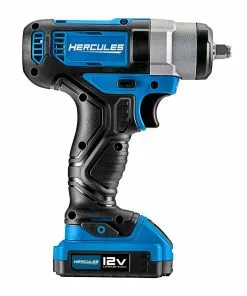 HERCULES 12V Cordless 3/8 in. Compact Impact Wrench, Blue - Tool Only -Cheap Hercules Store 56565 W5