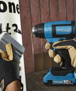 HERCULES 20v Lithium-Ion Cordless Compact Heat Gun - Tool Only -Cheap Hercules Store 56815 W10