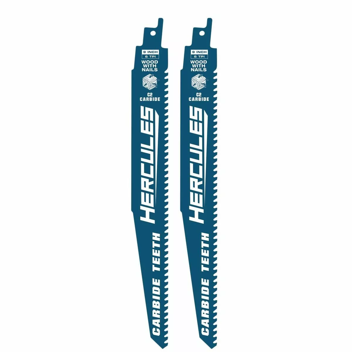 HERCULES 9 in. Carbide Reciprocating Saw Blades, 2 Pk. 3 HERCULES 9 in. Carbide Reciprocating Saw Blades, 2 Pk.