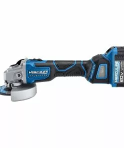 HERCULES 20V Brushless Cordless 4-1/2 in. / 5 in. Slide Switch Angle Grinder - Tool Only -Cheap Hercules Store 56903 W4