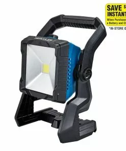 HERCULES 20v Cordless 2000 Lumen Dual Power Work Light – Tool Only -Cheap Hercules Store 57147 W21