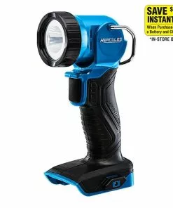 HERCULES 20V Cordless 220 Lumen Work Light - Tool Only -Cheap Hercules Store 57279 W21