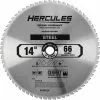 HERCULES 14 in., 66T Cermet Carbide Circular Saw Blade for Metal Cutting Saws with 1 in. Arbor -Cheap Hercules Store 57321 I