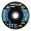 HERCULES 4-1/2 in. x 1/8 in. x 7/8 in. Type 27 Cut and Grind Wheel -Cheap Hercules Store 57454 I