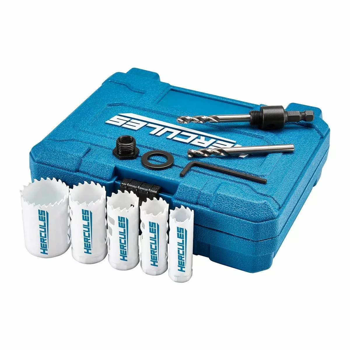 HERCULES 3/4 in. - 1-1/2 in. Bi-Metal Hole Saw Set, 9 Pc. 4 HERCULES 3/4 in. - 1-1/2 in. Bi-Metal Hole Saw Set, 9 Pc. - Image 2