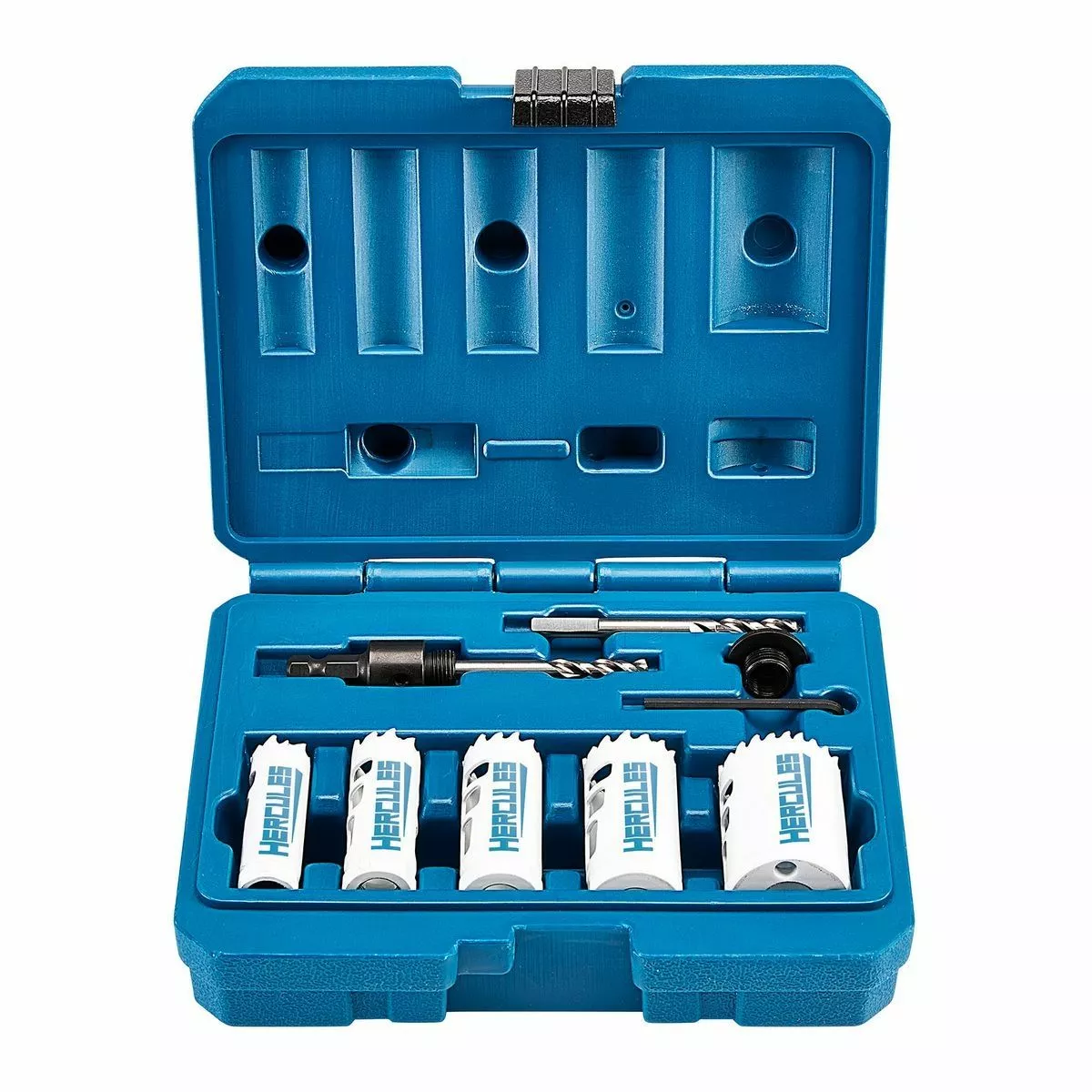 HERCULES 3/4 in. - 1-1/2 in. Bi-Metal Hole Saw Set, 9 Pc. 5 HERCULES 3/4 in. - 1-1/2 in. Bi-Metal Hole Saw Set, 9 Pc. - Image 3