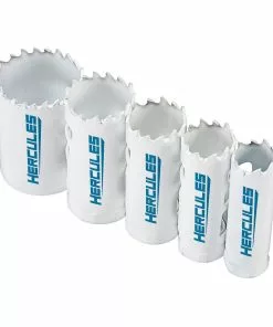HERCULES 3/4 in. - 1-1/2 in. Bi-Metal Hole Saw Set, 9 Pc. 9 HERCULES 3/4 in. - 1-1/2 in. Bi-Metal Hole Saw Set, 9 Pc. -Cheap Hercules Store 57527 W5