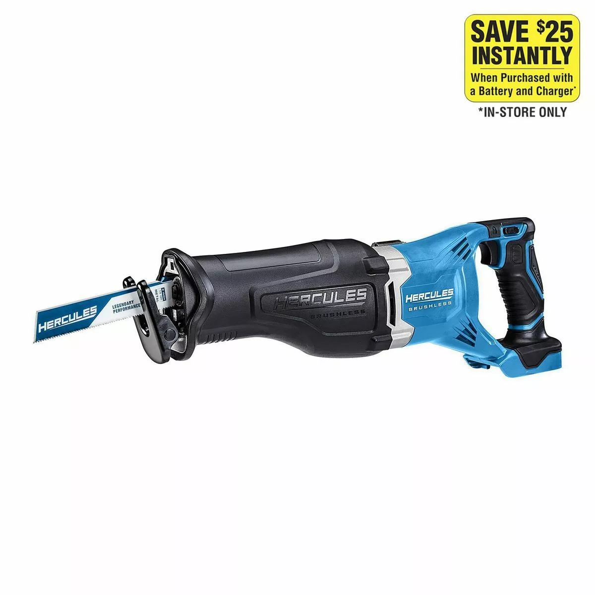 HERCULES 20V Brushless Cordless Reciprocating Saw - Tool Only 4 HERCULES 20V Brushless Cordless Reciprocating Saw - Tool Only - Image 2