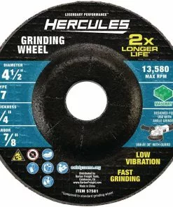 HERCULES 4-1/2 in. x 1/4 in. x 7/8 in. Type 27 Masonry Grinding Wheel