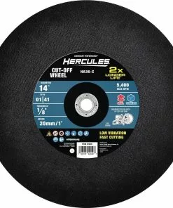 HERCULES 14 in. x 1/8 in. x 20mm/1 in. Type 01/41 Metal Cut-off Wheel
