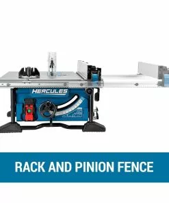 HERCULES 10 in., 15 Amp Compact Jobsite Table Saw with Rack and Pinion Fence -Cheap Hercules Store 57673 W4