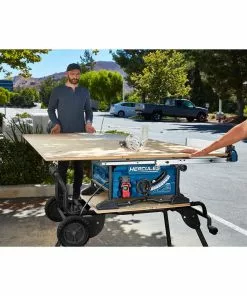 HERCULES 10 in., 15 Amp Compact Jobsite Table Saw with Rack and Pinion Fence -Cheap Hercules Store 57673 W7