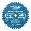 HERCULES 7-1/4 in. , 40T Cross Cutting Circular Saw Blade -Cheap Hercules Store 57931 I