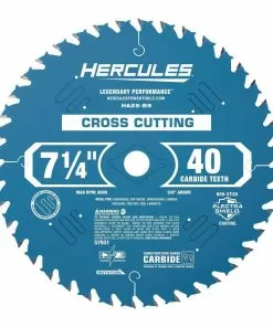 HERCULES 7-1/4 in. , 40T Cross Cutting Circular Saw Blade