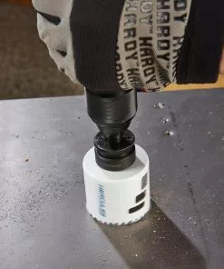 HERCULES 7/16 in. Universal Quick Change Hole Saw Arbor fits 1-1/4 in. and larger Hole Saws -Cheap Hercules Store 57940 W6