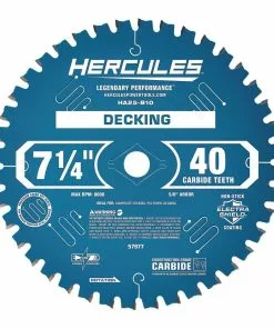 HERCULES 7-1/4 in., 40T Decking Circular Saw Blade