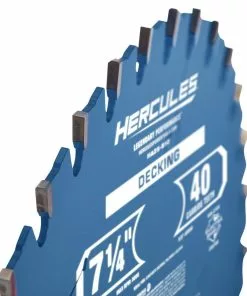 HERCULES 7-1/4 in., 40T Decking Circular Saw Blade -Cheap Hercules Store 57977 W4