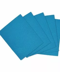 HERCULES 4-1/2 in. x 5-1/2 in. 80 Grit 1/4 Sheet Sandpaper with Ceramic Alumina Grain, 5 Pk.