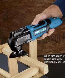 HERCULES 80/100/120 Grit Hook and Loop Corner/Detail Sanding Sheets, 6 Pk. -Cheap Hercules Store 58176 W5