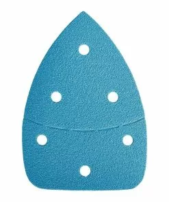 HERCULES 80 Grit Hook and Loop Corner/Detail Sanding Sheets, 5 Pk.