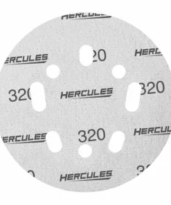 HERCULES 5 in. 320 Grit Hook and Loop Universal Pattern Sanding Disc, 5 Pk. -Cheap Hercules Store 58405 W4