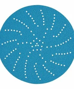HERCULES 6 in. 40 Grit Hook and Loop Multi-Hole Pattern Sanding Disc with Ceramic Alumina Grain, 5 Pk.