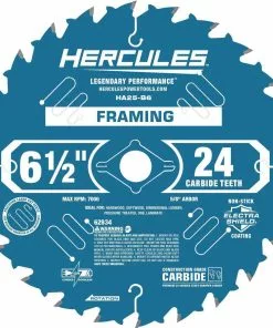 HERCULES 6-1/2 in., 24T Framing Circular Saw Blade