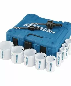 HERCULES General Purpose Bi-Metal Hole Saw Set, 13 Pc. -Cheap Hercules Store 63761 W5