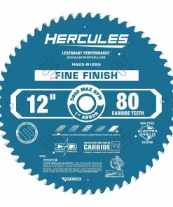 HERCULES 12 in., 80T Fine Finish Miter Saw Blade