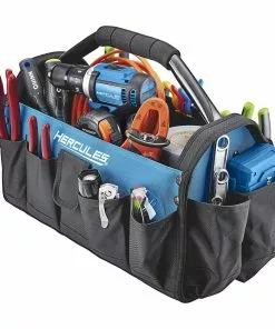 HERCULES 17 in. Tool Tote with 19 Pockets -Cheap Hercules Store 64659 W10
