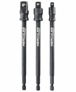 HERCULES Impact Rated 6 in. Socket Adapter Set, 3 Pc.