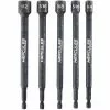 HERCULES 6 in. Impact Rated Magnetic Nut Setters SAE, 5 Pc.