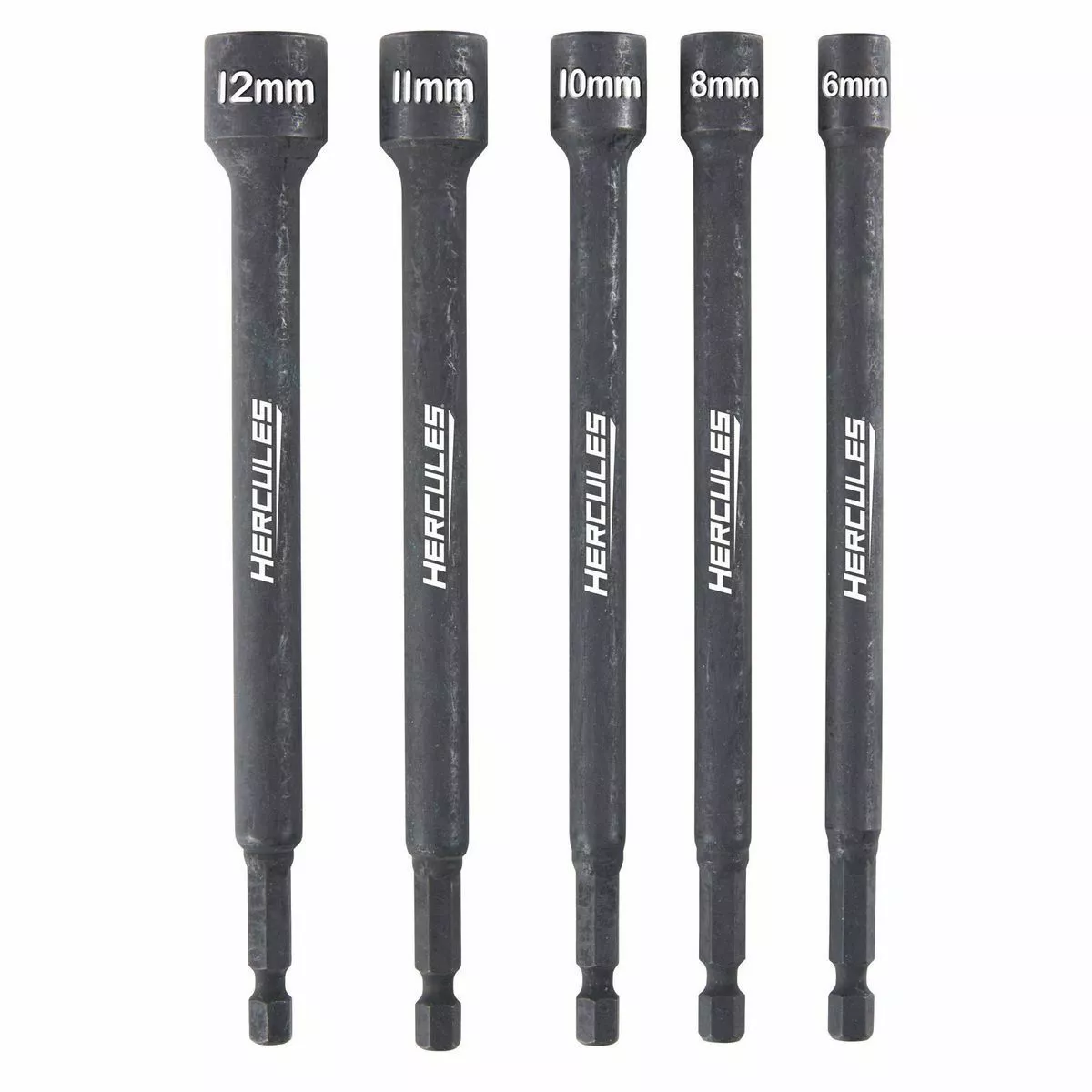 HERCULES 6 in. Impact Rated Magnetic Nut Setters Metric, 5 Pc. 3 HERCULES 6 in. Impact Rated Magnetic Nut Setters Metric, 5 Pc.