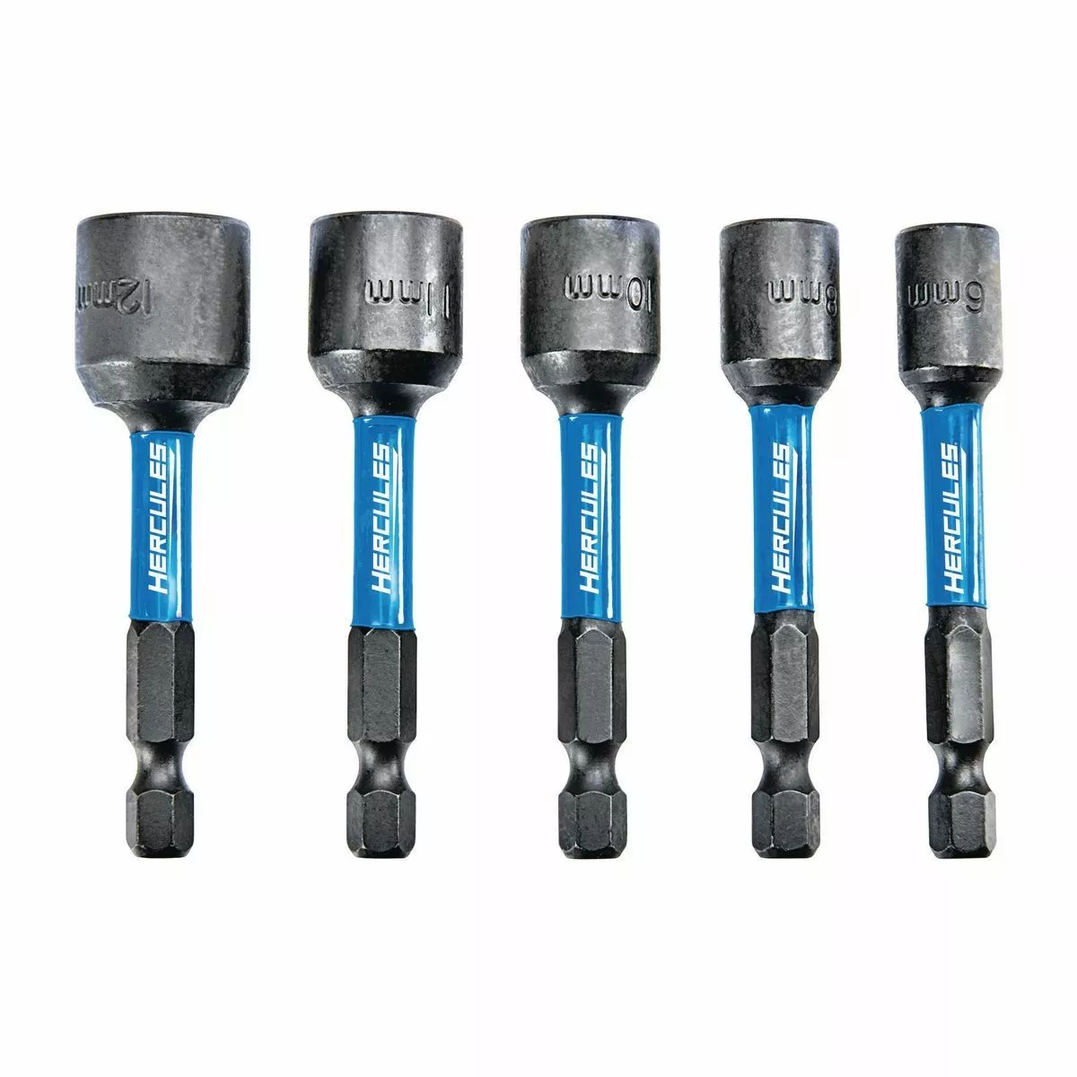 HERCULES 2-9/16 in. Impact Rated Magnetic Nut Setters Metric, 5 Pc. 3 HERCULES 2-9/16 in. Impact Rated Magnetic Nut Setters Metric, 5 Pc.